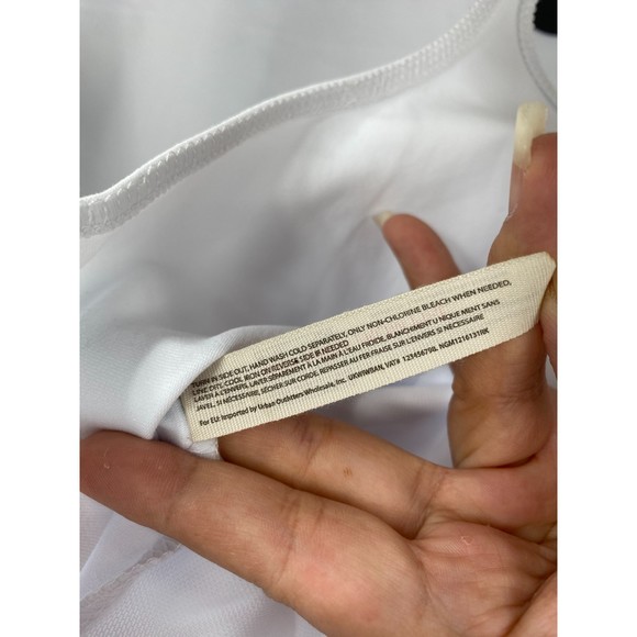 Free People NWT Truth or Square Bodysuit Long Sleeve Square Neck White Large New - Picture 8 of 11